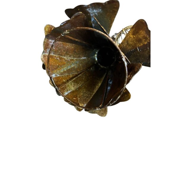 Vintage Gold Angel Tea Light Candle Holder 8" Metal - Picture 6 of 7